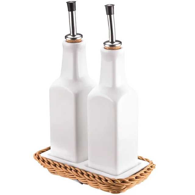 westmark-saleen-2102404160-ensemble-huile-et-vinaigre-2-pi-ces-en-porcelaine-bei image 1