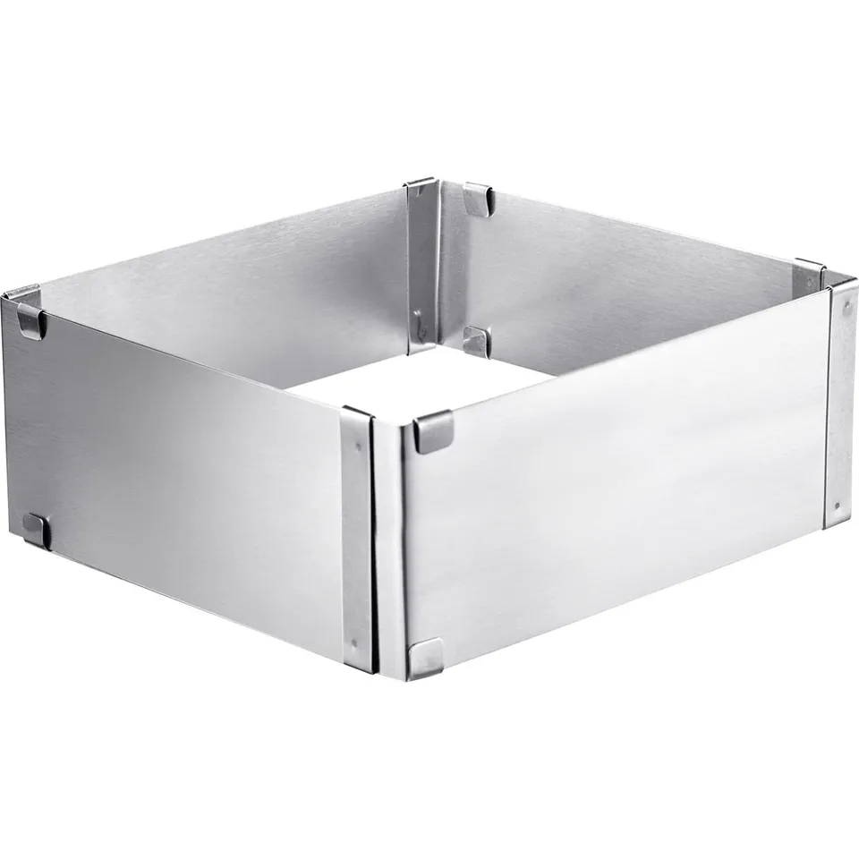 westmark-cadre-de-cuisson-r-glable-15-5-28-cm-hauteur-extra-8-cm-acier-inoxydabl image 1