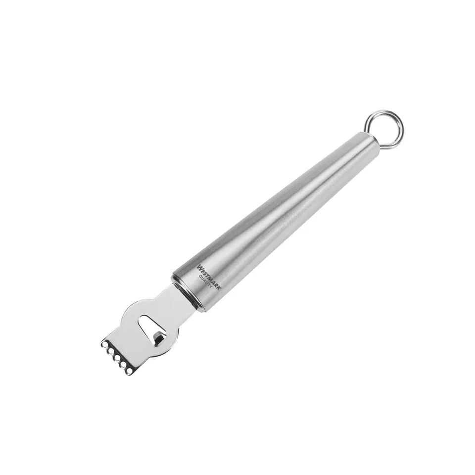 westmark-zesteur-citron-glory-avec-couteau-canneler-acier-inoxydable-17-5-cm-arg image 1