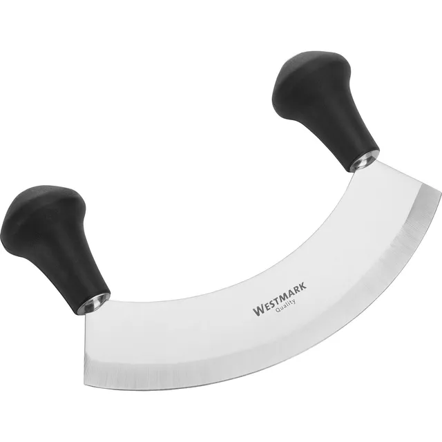 westmark-uno-12932270-couteau-hachoir-herbes-1-lame-17-cm-acier-inoxydable-utili image 1