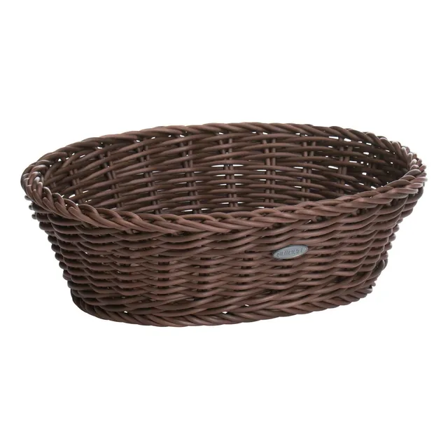 westmark-saleen-2038918-corbeille-ovale-marron-25-5-19-8-cm-vannerie-synth-tique image 1