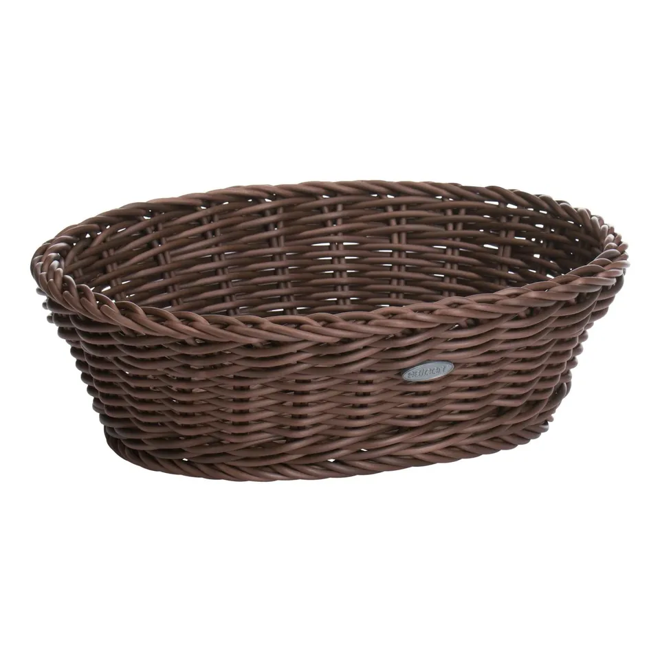 westmark-saleen-2038918-corbeille-ovale-marron-25-5-19-8-cm-vannerie-synth-tique image 1