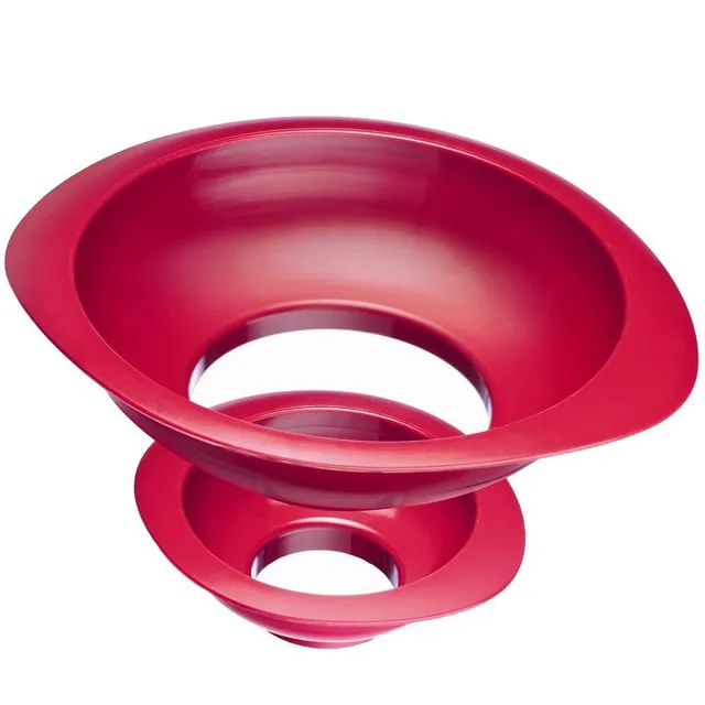 westmark-twix-set-de-2-entonnoirs-confiture-conservation-plastique-sans-bpa-cols image 1