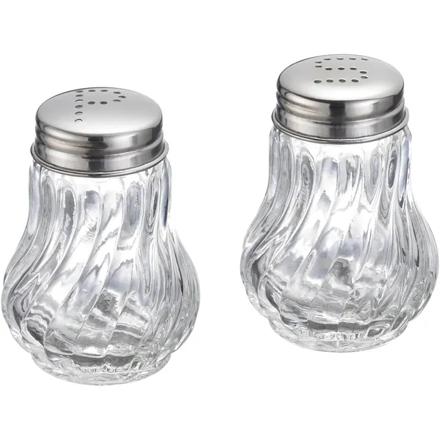 westmark-berlin-65362270-sali-re-et-poivri-re-set-de-2-verre-et-acier-inoxydable image 1