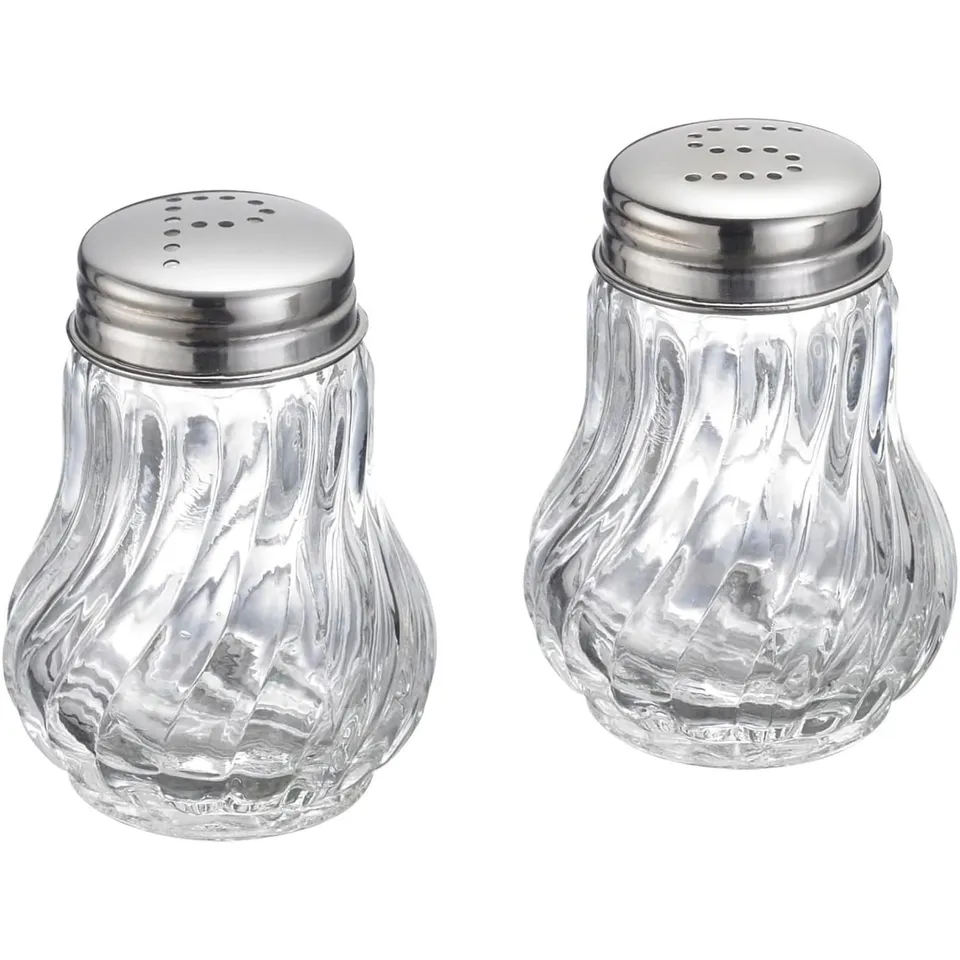 westmark-berlin-65362270-sali-re-et-poivri-re-set-de-2-verre-et-acier-inoxydable image 1