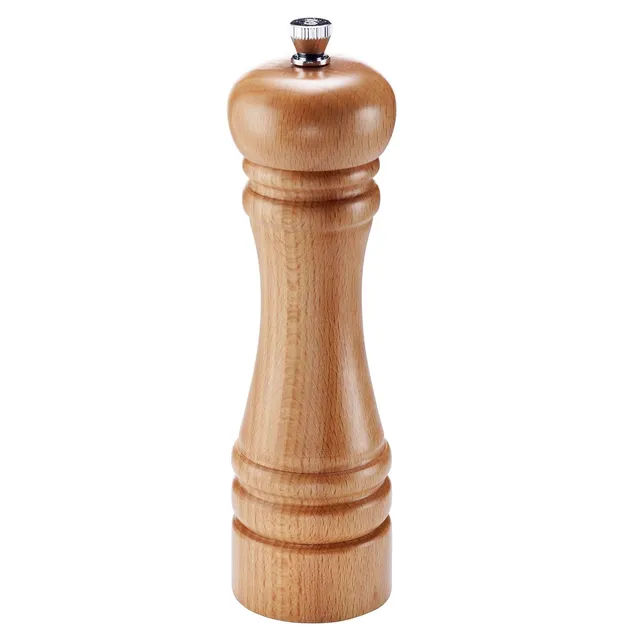 westmark-classic-moulin-sel-et-poivre-18-cm-en-bois-naturel-broyeur-en-c-ramique image 1