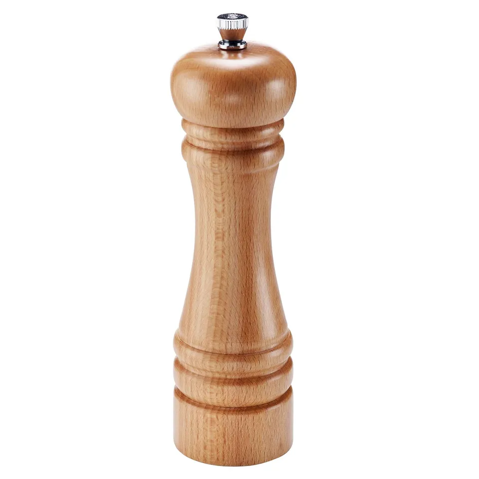 westmark-classic-moulin-sel-et-poivre-18-cm-en-bois-naturel-broyeur-en-c-ramique image 1