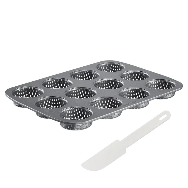 westmark-327122e6-moule-12-mini-burgers-buns-d-mouleur-acier-antiadh-sif-sans-pf image 1