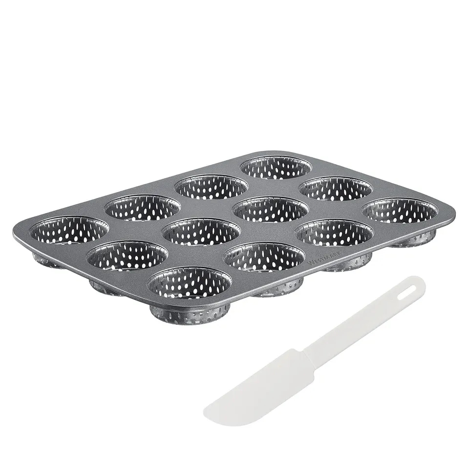 westmark-327122e6-moule-12-mini-burgers-buns-d-mouleur-acier-antiadh-sif-sans-pf image 1