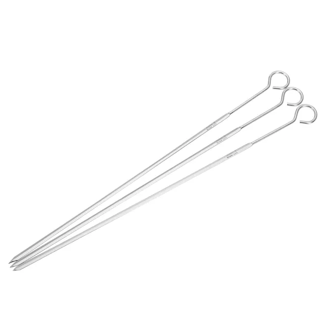 westmark-piques-brochettes-37-cm-acier-inoxydable-forme-plate-anti-rotation-lot- image 1
