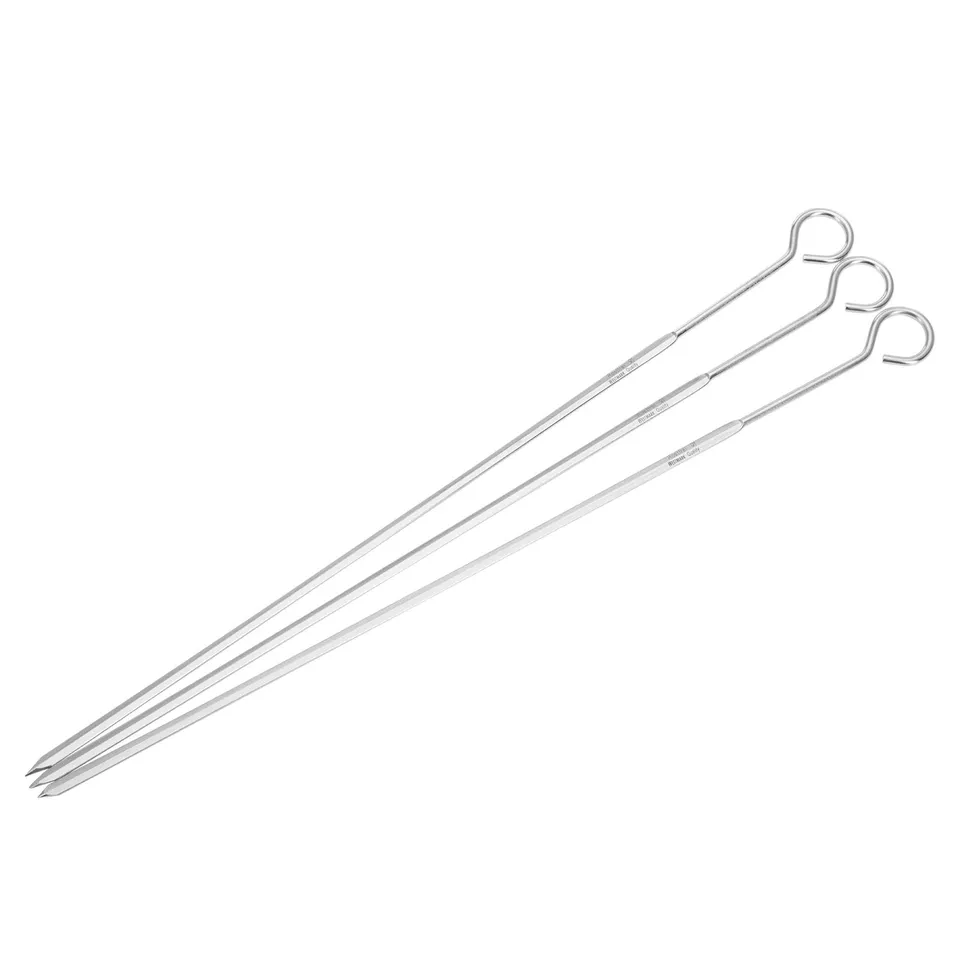 westmark-piques-brochettes-37-cm-acier-inoxydable-forme-plate-anti-rotation-lot- image 1