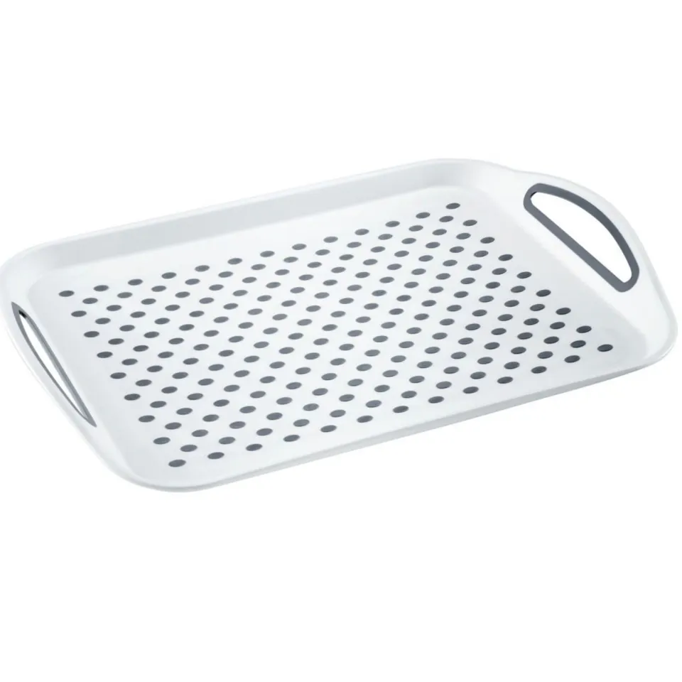 westmark-plateau-rectangulaire-blanc-avec-surfaces-antid-rapantes-et-poign-es-ca image 1