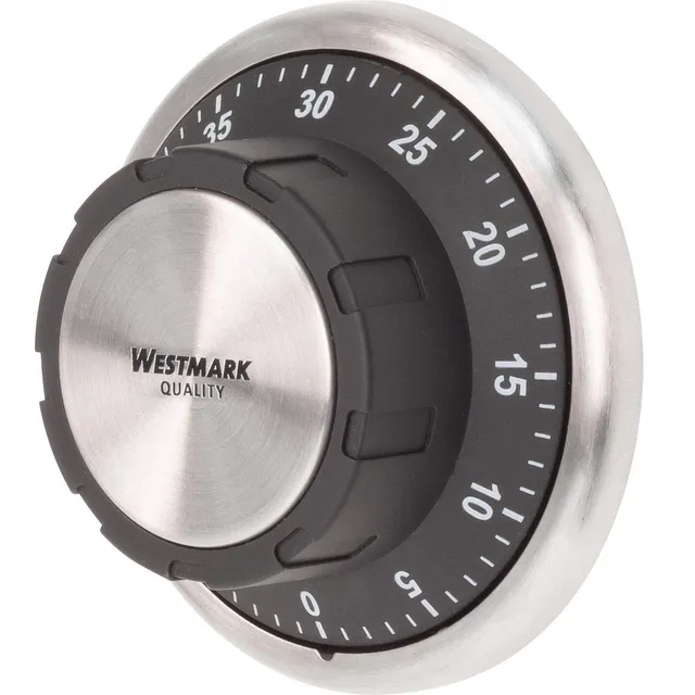 westmark-redondo-minuteur-de-cuisine-m-canique-magn-tique-1-60-min-acier-inoxyda image 1