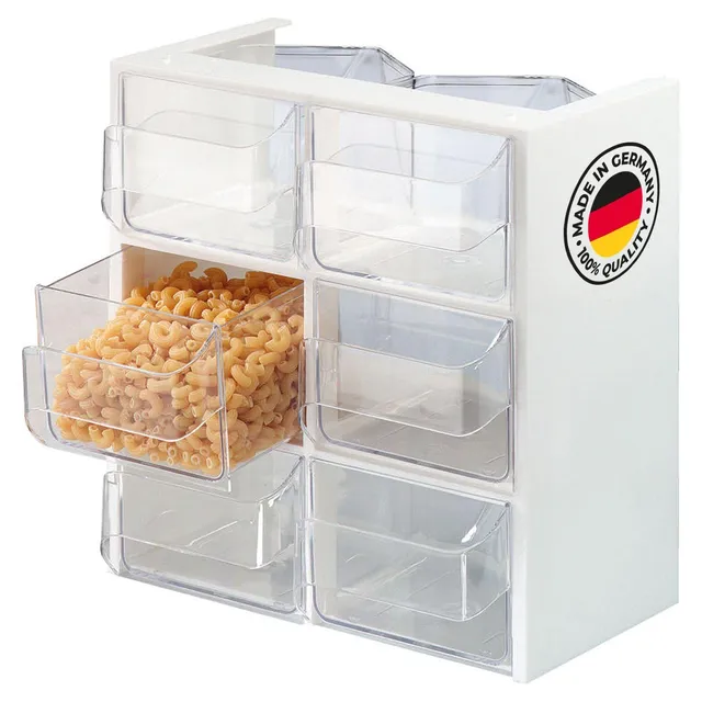 westmark-venezia-unit-de-distribution-6-distributeurs-d-env-1-l-plastique-ps-tra image 1