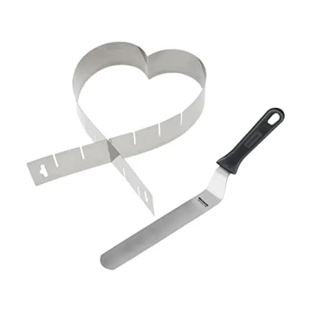 westmark-heart-313422e8-moule-p-tisserie-en-forme-de-c-ur-r-glable-sans-base-14- image 1