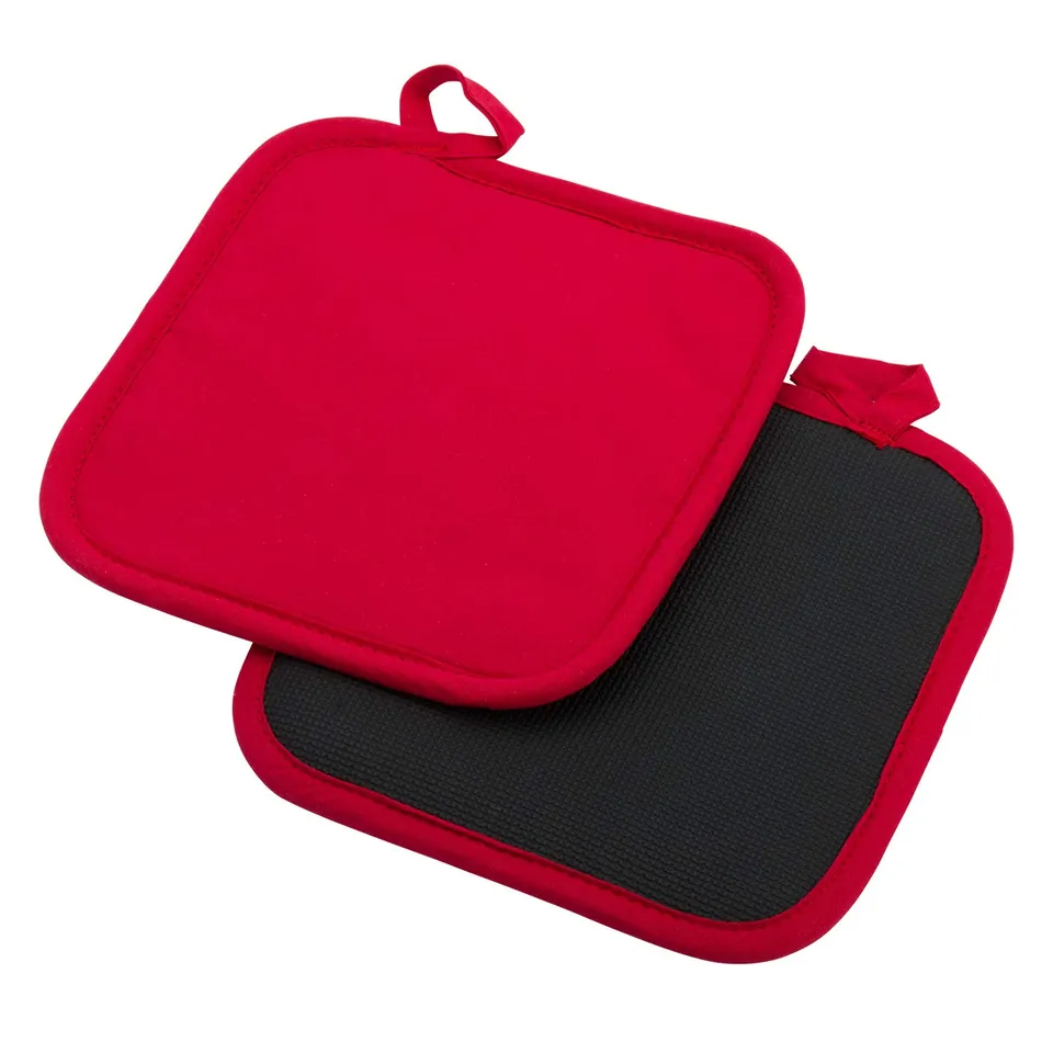 westmark-set-de-2-maniques-carr-es-15622270-coton-et-n-opr-ne-antid-rapant-r-sis image 1