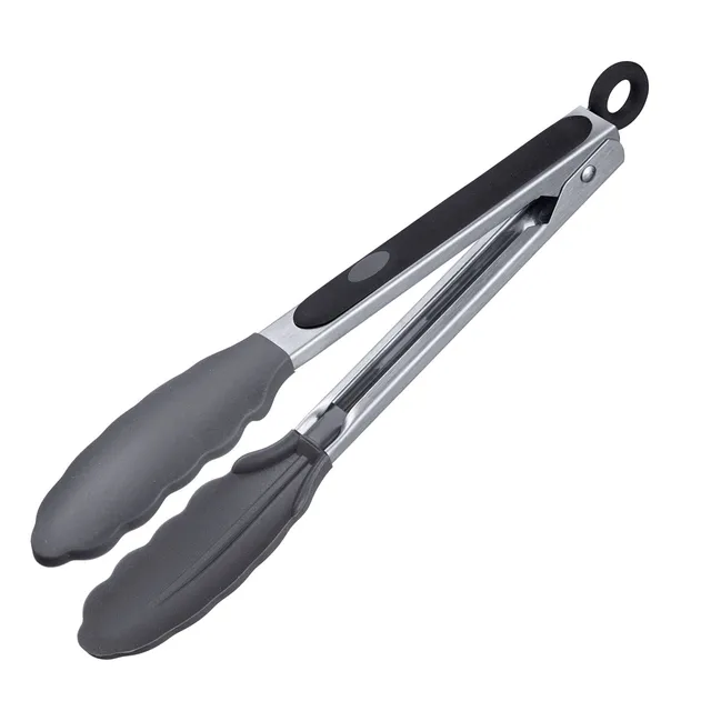 westmark-mini-classique-pince-de-service-21-cm-silicone-antiadh-sive-acier-inoxy image 1