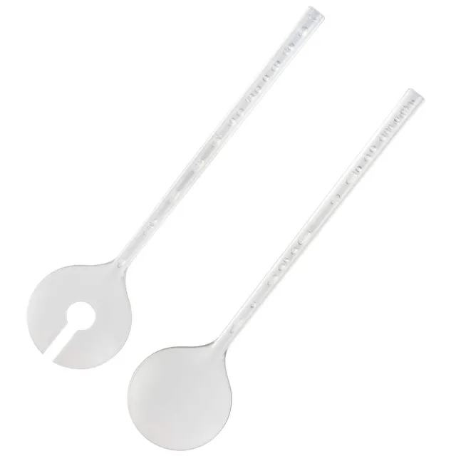 westmark-20922270-couverts-salade-bubbles-lot-de-2-27-5-cm-plastique-san-transpa image 1
