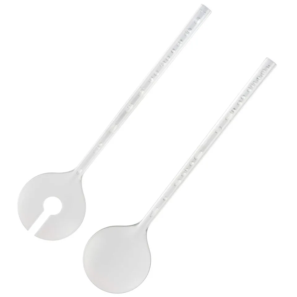 westmark-20922270-couverts-salade-bubbles-lot-de-2-27-5-cm-plastique-san-transpa image 1