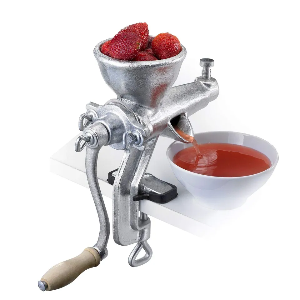 westmark-presse-jus-et-fraises-starke-else-avec-serre-joint-vis-acier-argent-974 image 1
