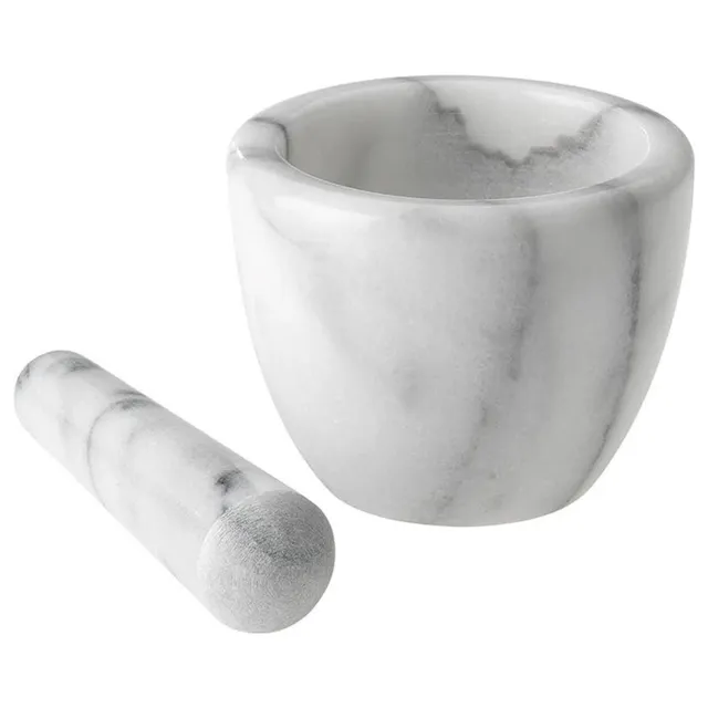 westmark-gourmet-mortier-avec-pilon-en-marbre-naturel-haut-diam-tre-int-rieur-en image 1