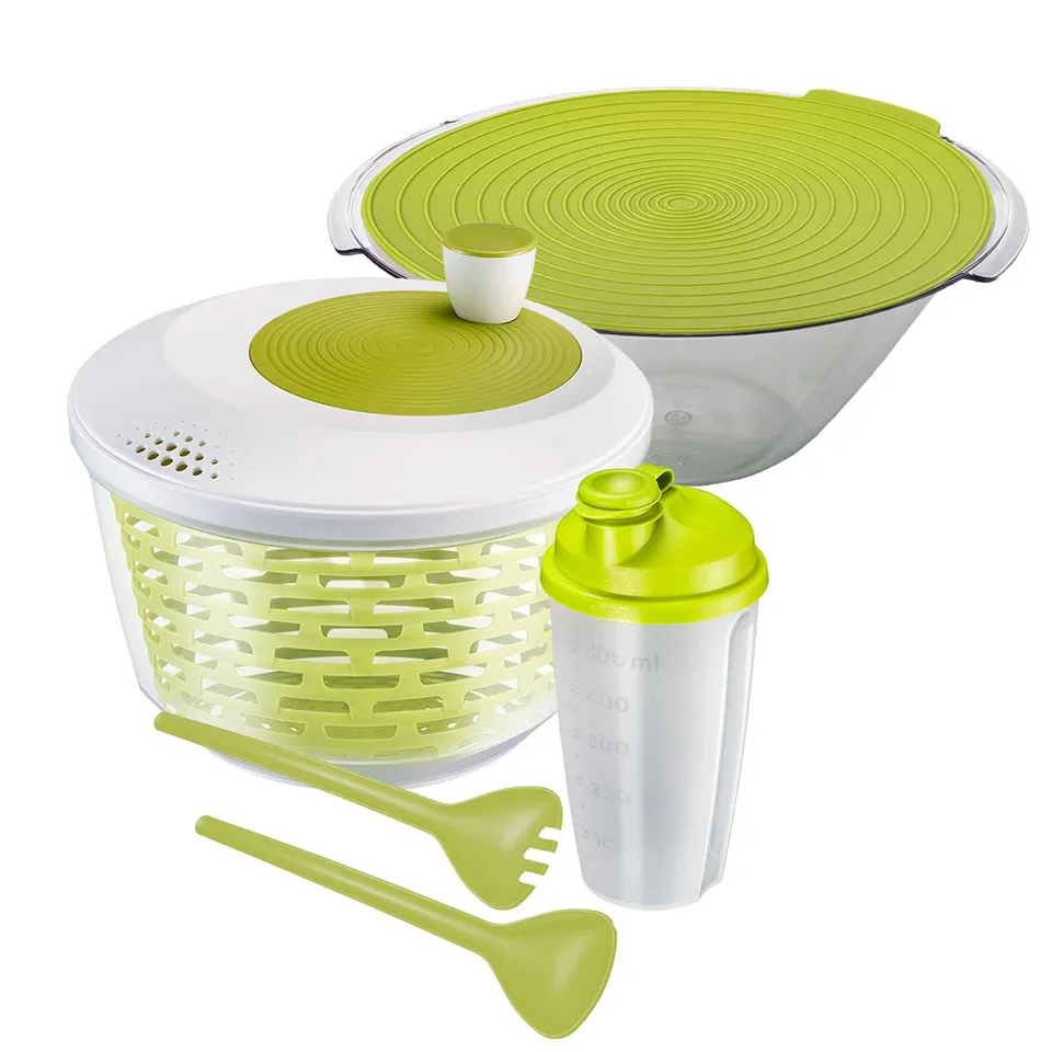westmark-243022e6-set-salade-4-pi-ces-spinderella-essoreuse-saladier-fresh-couve image 1