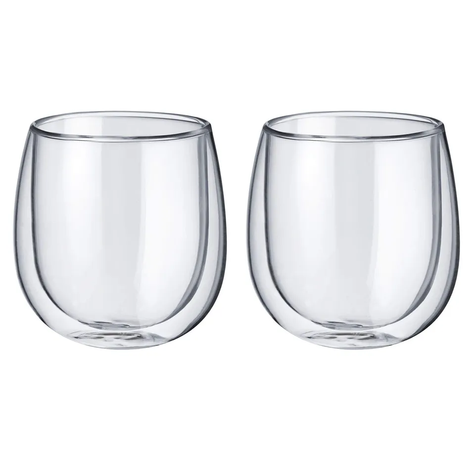 westmark-24942260-set-de-2-verres-double-paroi-250-ml-en-verre-borosilicat-souff image 1