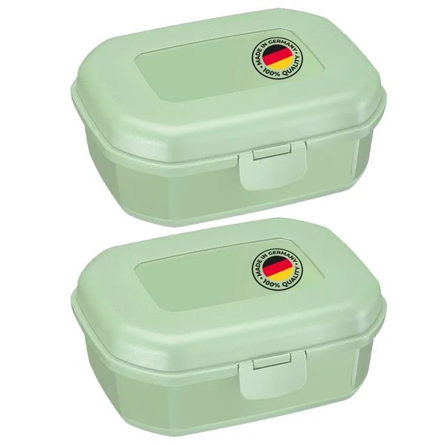 westmark-maxi-235222em-lot-de-2-bo-tes-snack-en-plastique-avec-fermeture-clic-ha image 1