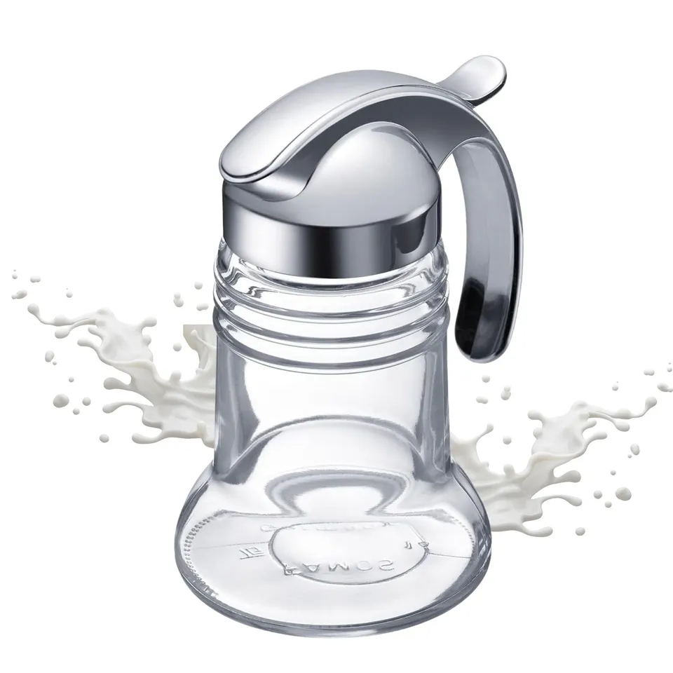 westmark-paris-chrome-634022e1-distributeur-cr-me-et-pot-miel-en-verre-150-ml-do image 1