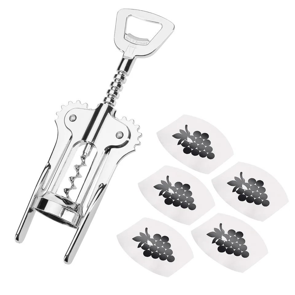 westmark-615533e6-set-tire-bouchon-levier-safety-pedro-6-pi-ces-5-becs-verseurs- image 1