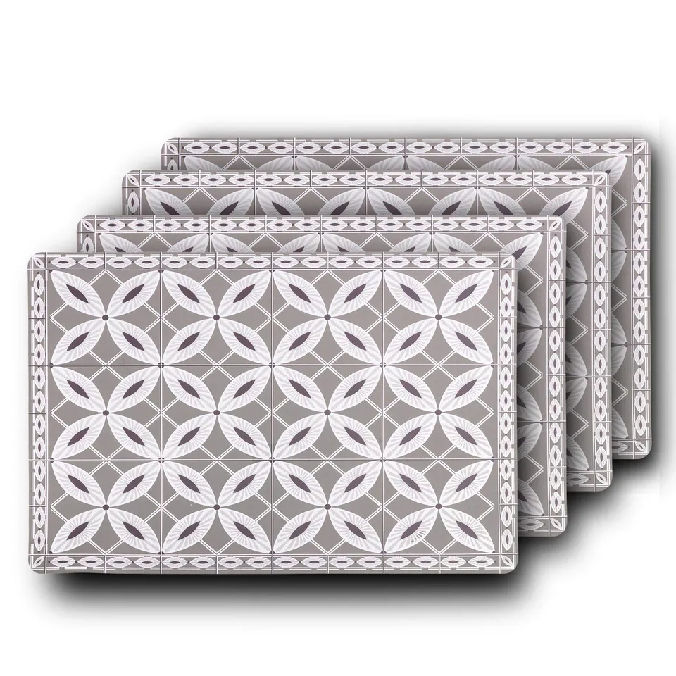 westmark-arabesque-lot-de-4-sets-de-table-43-5-x-28-5-cm-taupe-mati-re-plastique image 1