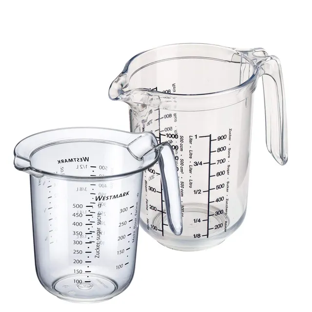 westmark-set-de-2-pichets-gradu-s-gerda-0-5-l-et-1-l-plastique-san-sans-bpa-grad image 1
