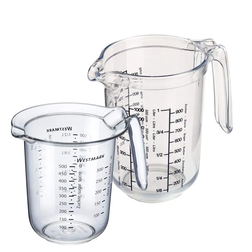westmark-set-de-2-pichets-gradu-s-gerda-0-5-l-et-1-l-plastique-san-sans-bpa-grad image 1