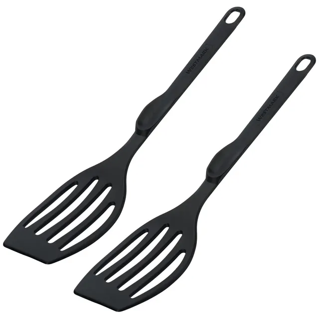westmark-flonal-lot-de-2-spatules-po-le-fendues-plastique-antiadh-sif-28-3-cm-no image 1