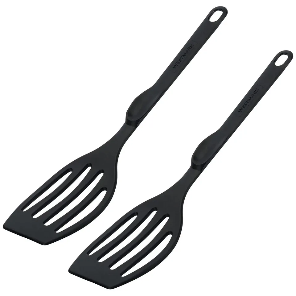 westmark-flonal-lot-de-2-spatules-po-le-fendues-plastique-antiadh-sif-28-3-cm-no image 1