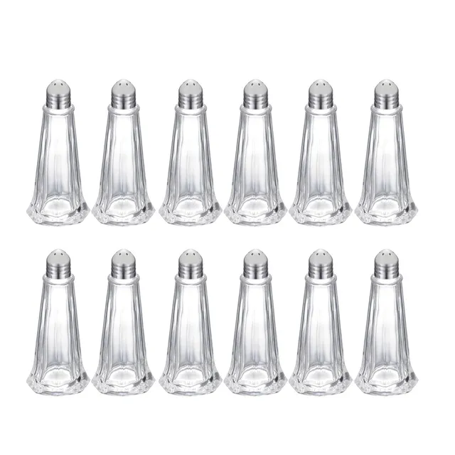 westmark-new-york-lot-de-12-saupoudreuses-universelles-40-ml-verre-et-acier-inox image 1