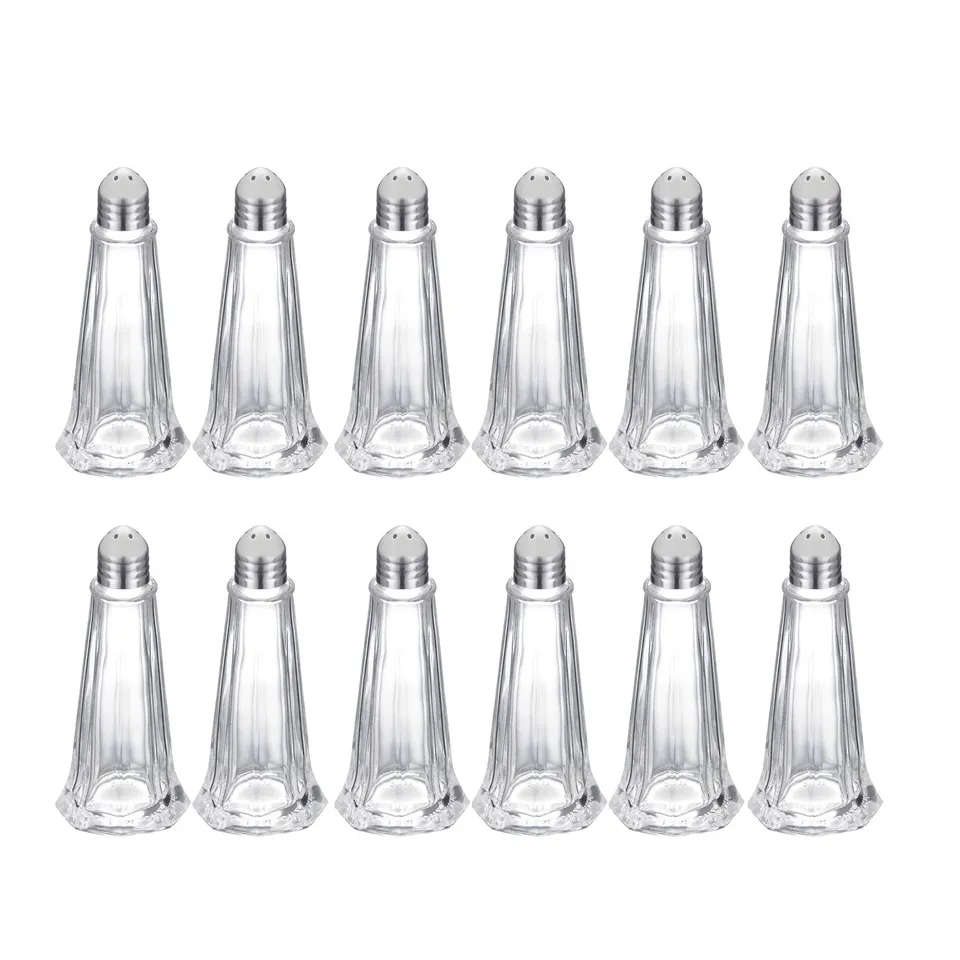 westmark-new-york-lot-de-12-saupoudreuses-universelles-40-ml-verre-et-acier-inox image 1