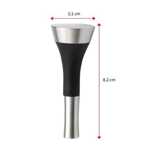 monopol-vino-61962280-bouchon-de-bouteille-de-vin-acier-inoxydable-argent-8-cm-j image 5