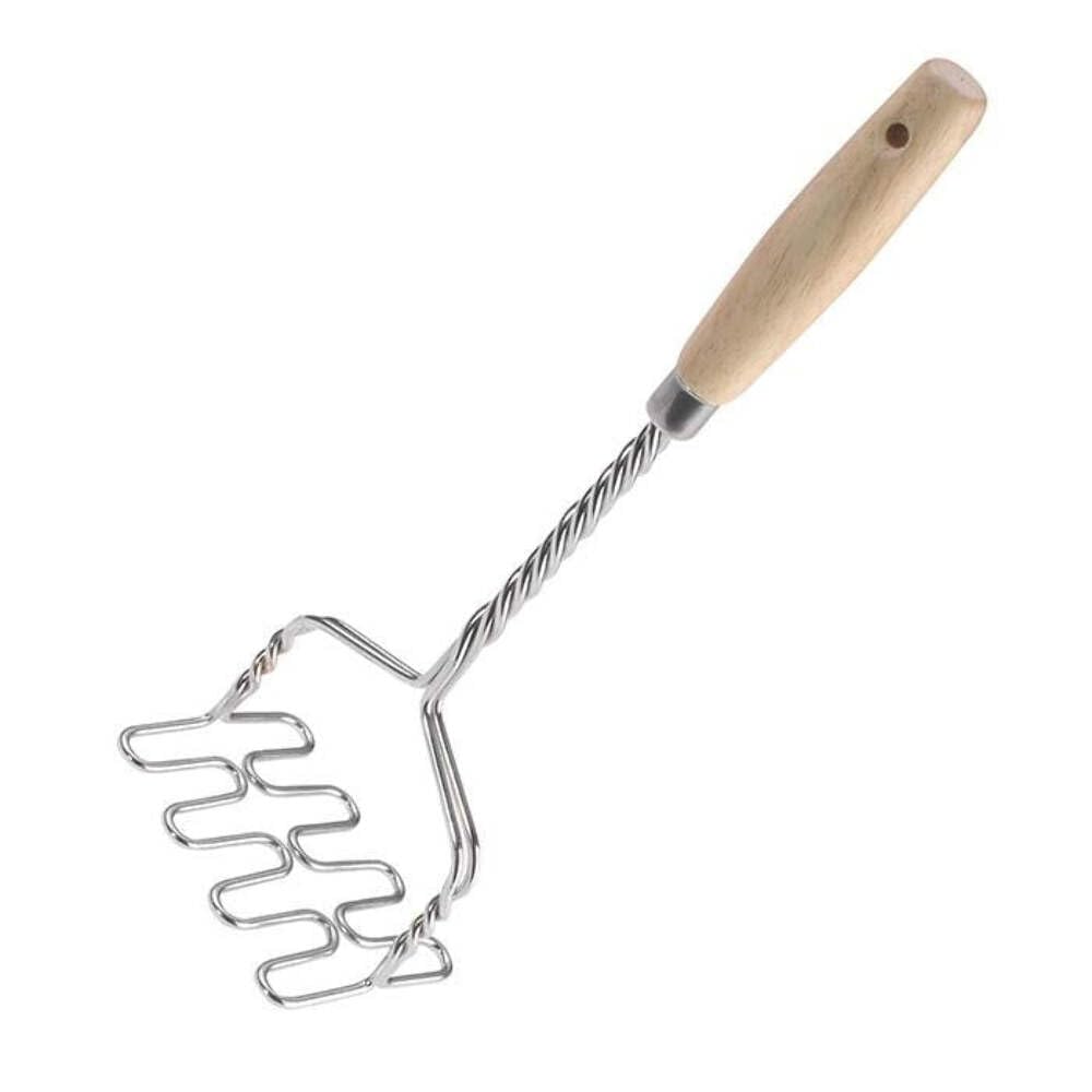 westmark-61272270-presse-pur-e-en-acier-inoxydable-avec-manche-en-bois-34-cm image 2