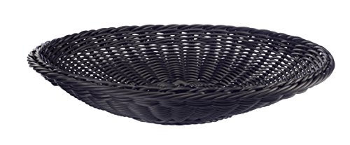 westmark-saleen-2038911-corbeille-plate-noire-38-x-7-5-cm-panier-tress-alimentai image 3