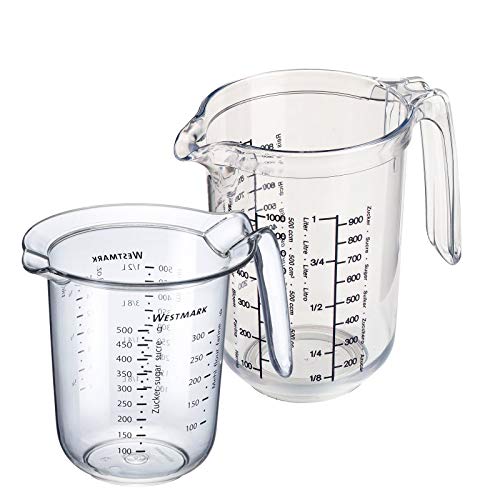 westmark-set-de-2-pichets-gradu-s-gerda-0-5-l-et-1-l-plastique-san-sans-bpa-grad image 8