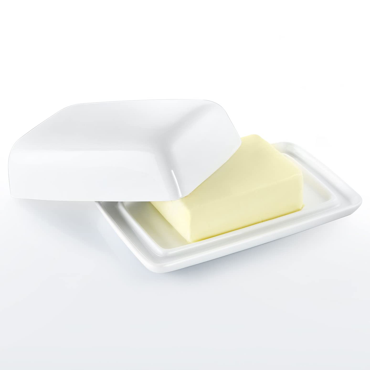 westmark-20892260-beurrier-d-coratif-en-c-ramique-blanc-18-7-cm-bord-haut-antid- image 7