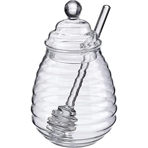 westmark-melli-65142260-pot-miel-en-verre-borosilicate-400-ml-avec-couvercle-et- image 7