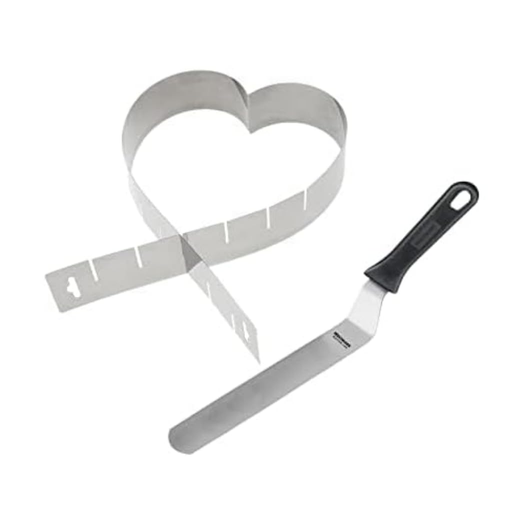 westmark-heart-313422e8-moule-p-tisserie-en-forme-de-c-ur-r-glable-sans-base-14- image 1