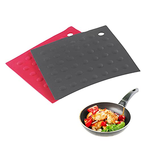 westmark-15582270-set-de-2-dessous-de-plat-en-silicone-17-7-x-17-7-cm-antichaleu image 8