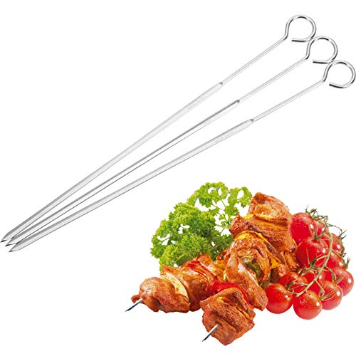 westmark-lot-de-3-broches-kebab-en-acier-inoxydable-argent-31-cm image 8