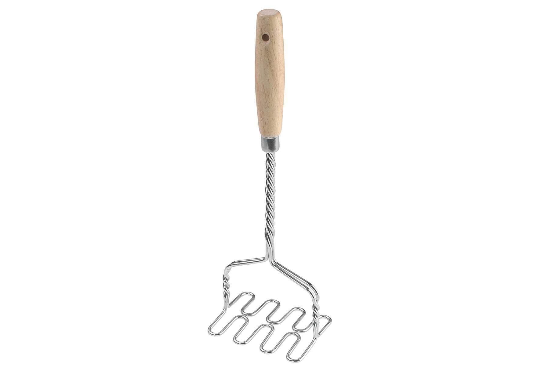 westmark-61272270-presse-pur-e-en-acier-inoxydable-avec-manche-en-bois-34-cm image 1