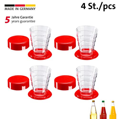 westmark-511822e3-tasse-fermeture-clip-klipp-klapp-lot-de-4-gobelets-ps image 8