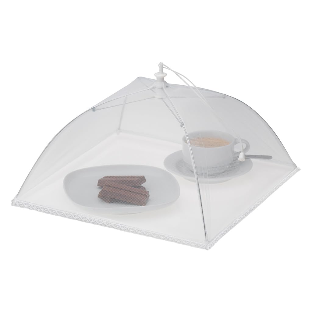 westmark-23282230-cloche-nourriture-pliable-34-x-34-cm-maille-fine-plastique-bla image 1