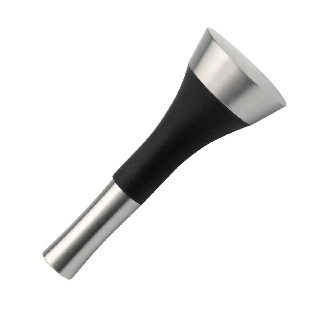 monopol-vino-61962280-bouchon-de-bouteille-de-vin-acier-inoxydable-argent-8-cm-j image 1